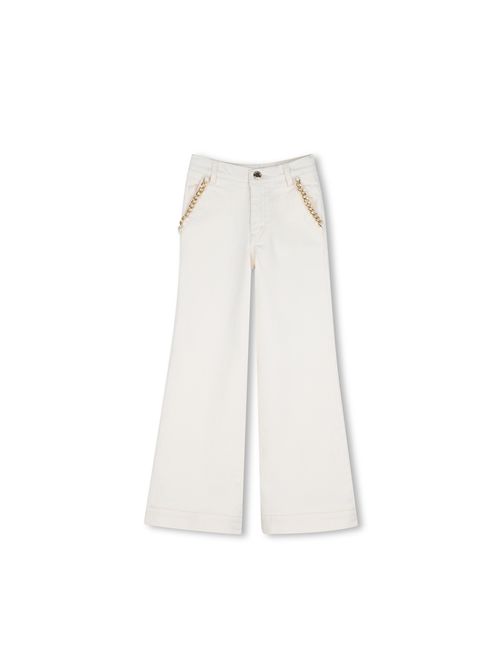 Pantalone, bambina, logato.